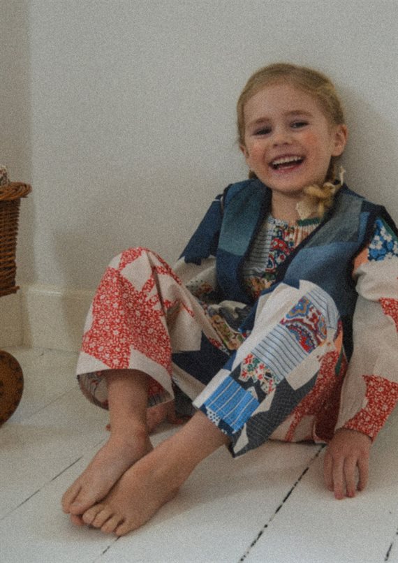 Sissel Edelbo - Oda Mini Bukser - Flower Patchwork