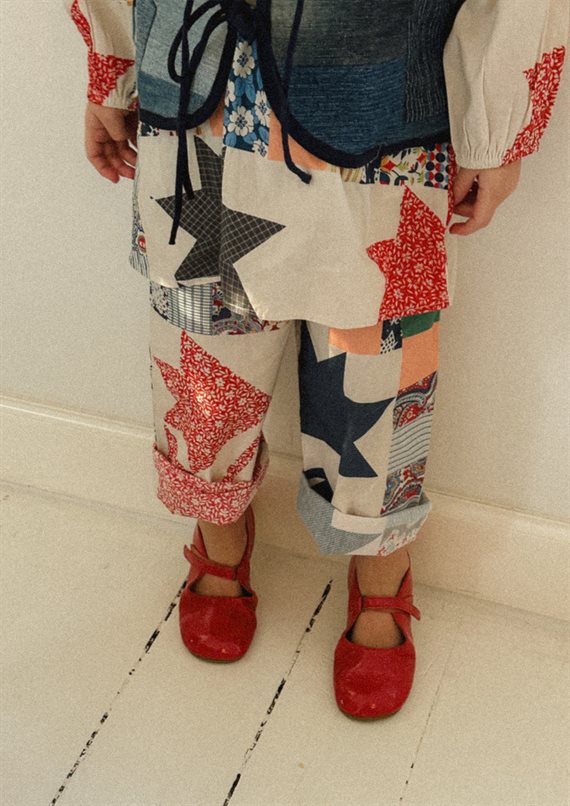 Sissel Edelbo - Oda Mini Bukser - Flower Patchwork