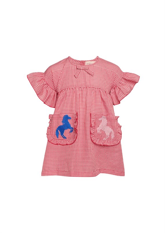 Sissel Edelbo - Ohio Mini Dress - Red White Gingham
