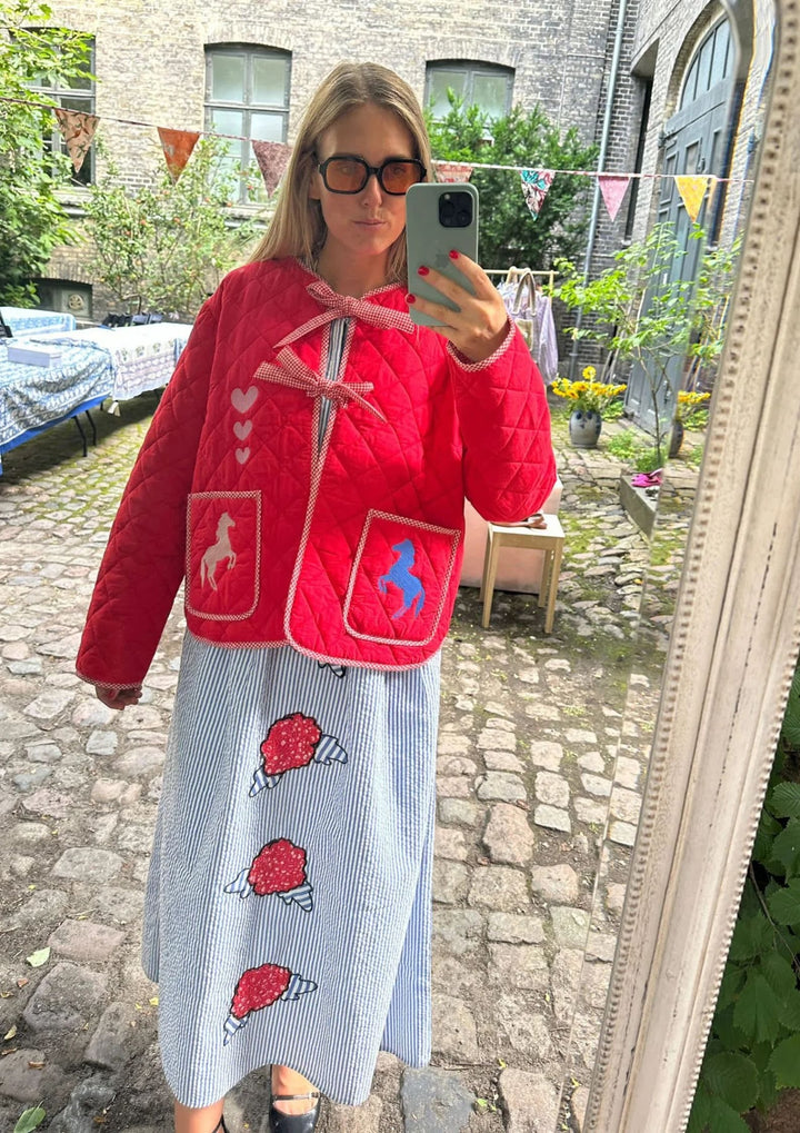 Sissel Edelbo - Penny Jakke - Chinese Red - Onesize