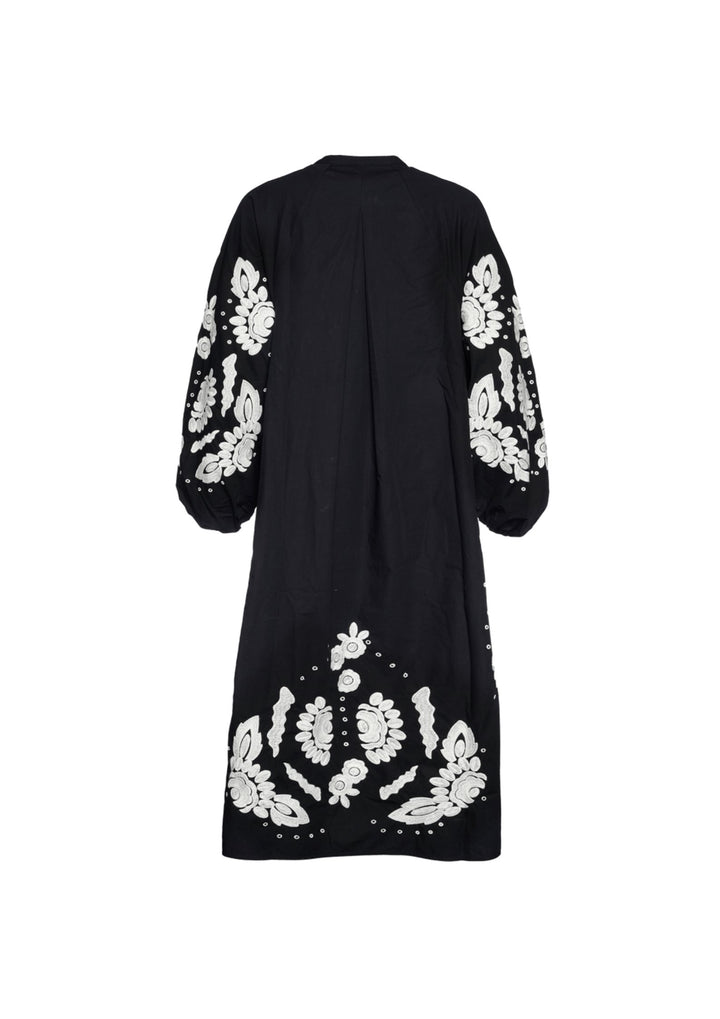 Sissel Edelbo - Rikke Kjole - Black w. White Swan - Onesize