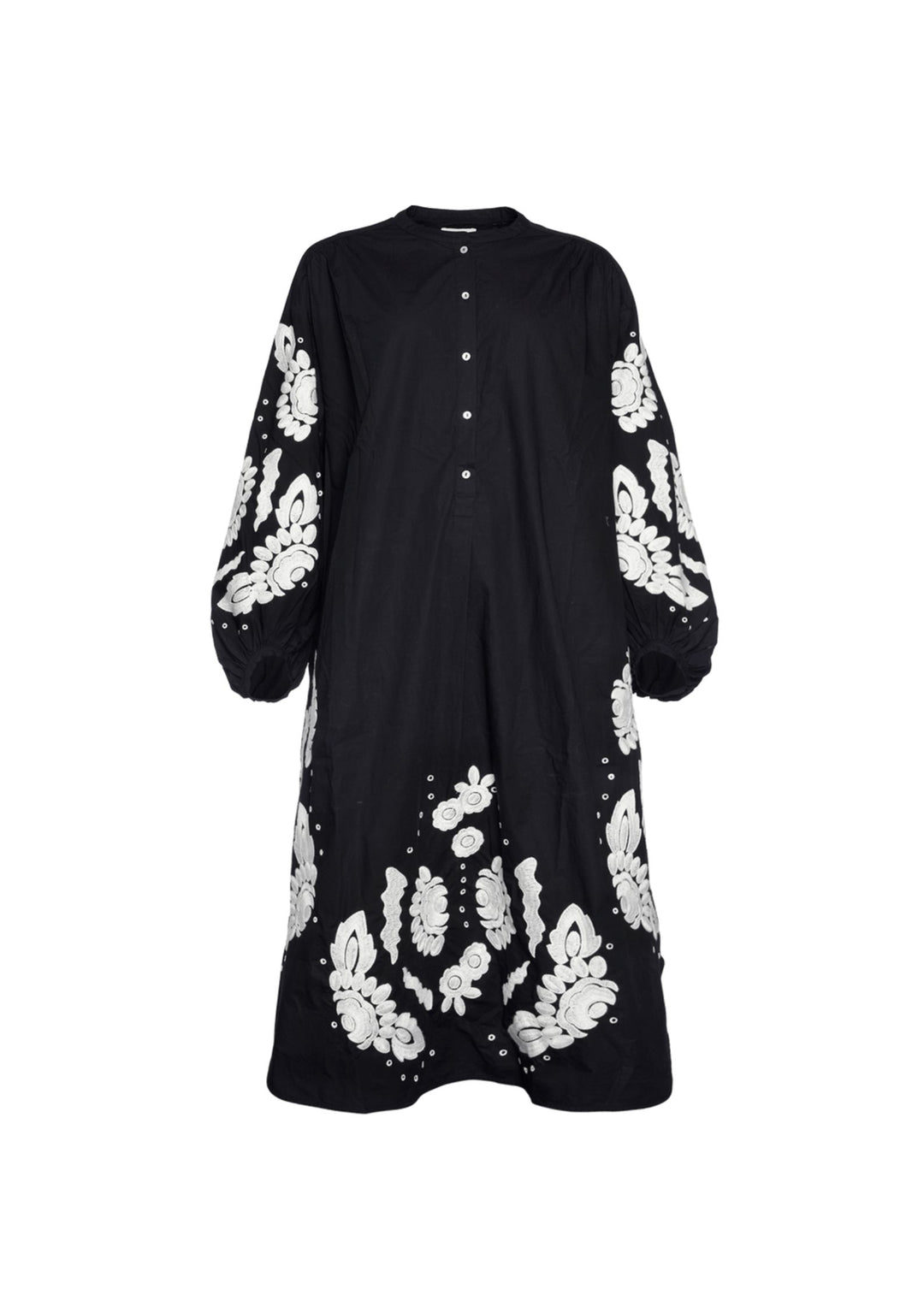 Sissel Edelbo - Rikke Kjole - Black w. White Swan - Onesize
