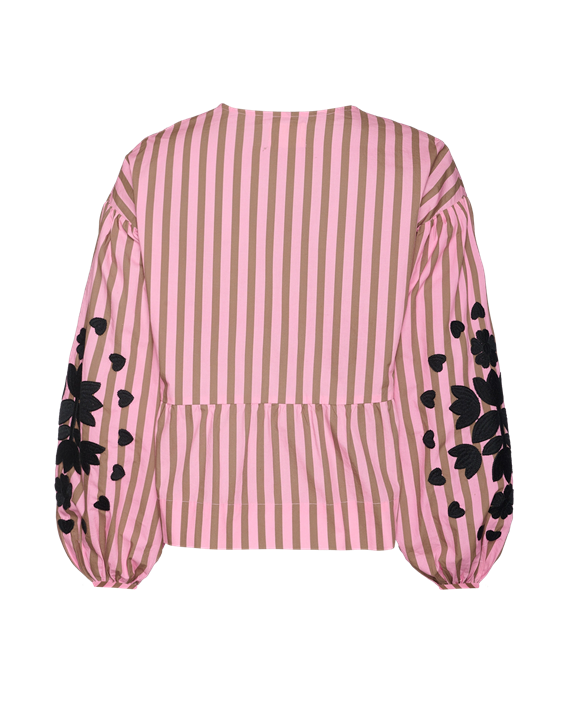 Sissel Edelbo - Rikke Top - Pink Stripes