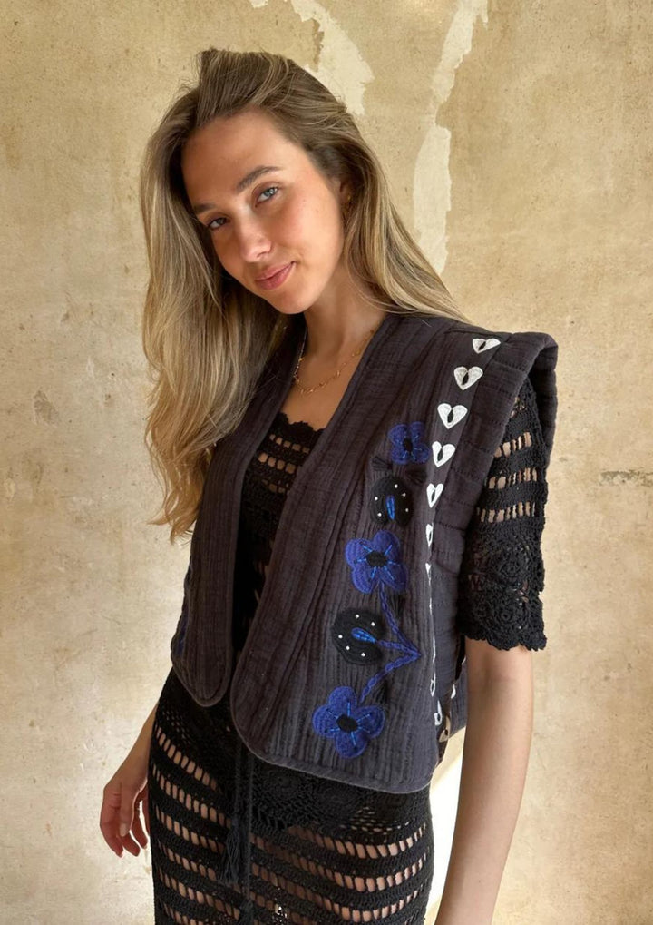 Sissel Edelbo - Samira Vest - Asphalt