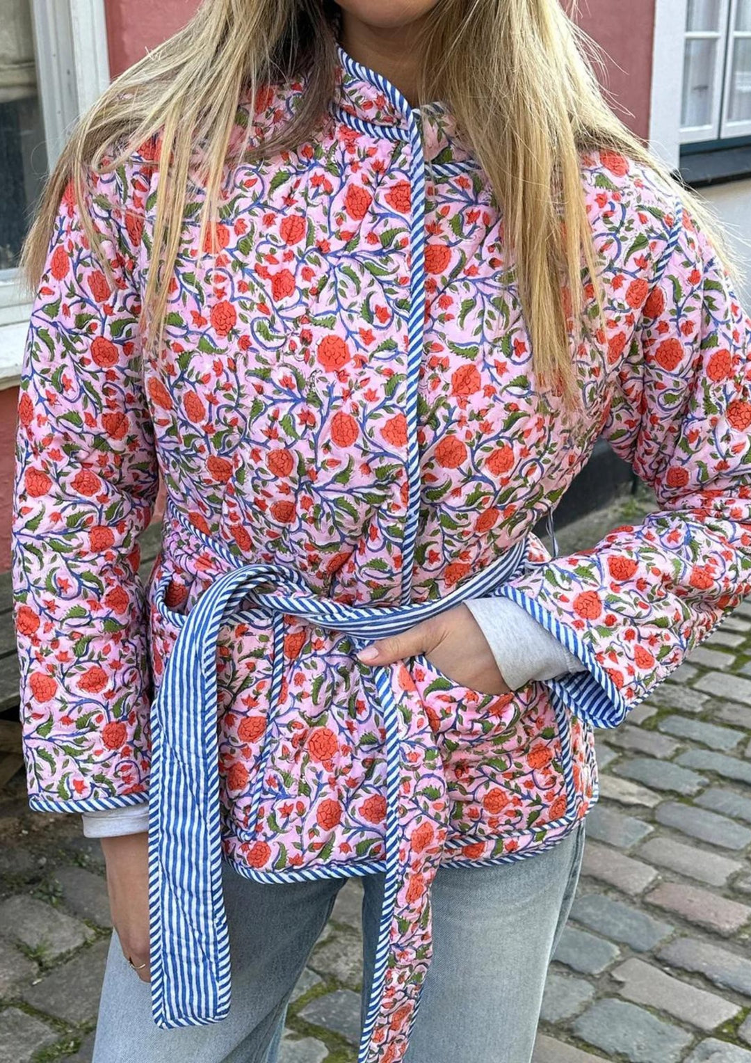 Sissel Edelbo - Sussie Jakke - Orange Blossom Reversible - Onesize
