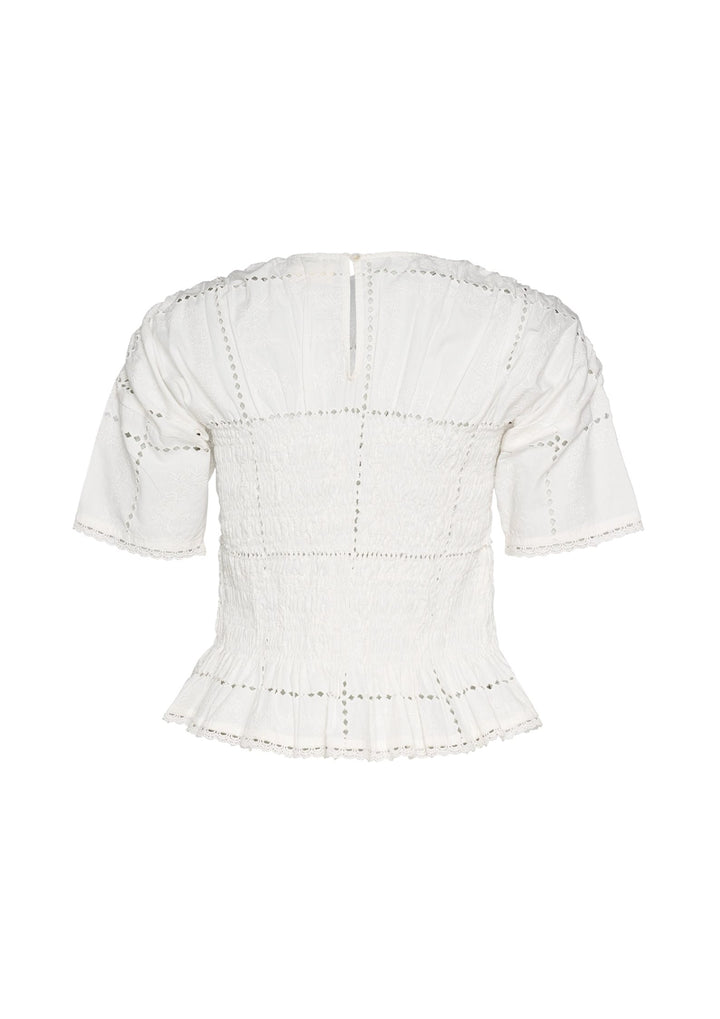 Sissel Edelbo - Vincenta Top - Leftover Fabric - White Squares