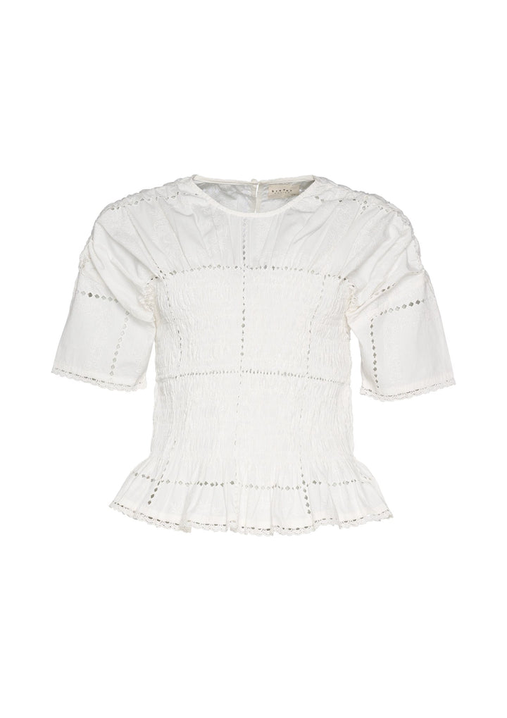 Sissel Edelbo - Vincenta Top - Leftover Fabric - White Squares