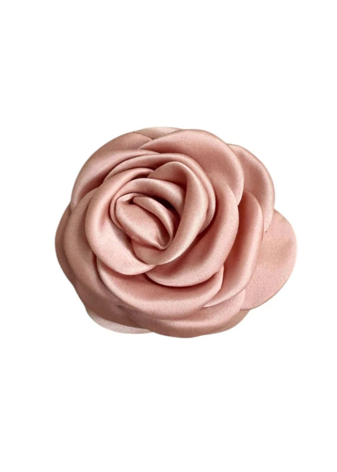Pico - Small Satin Rose Claw - Nude