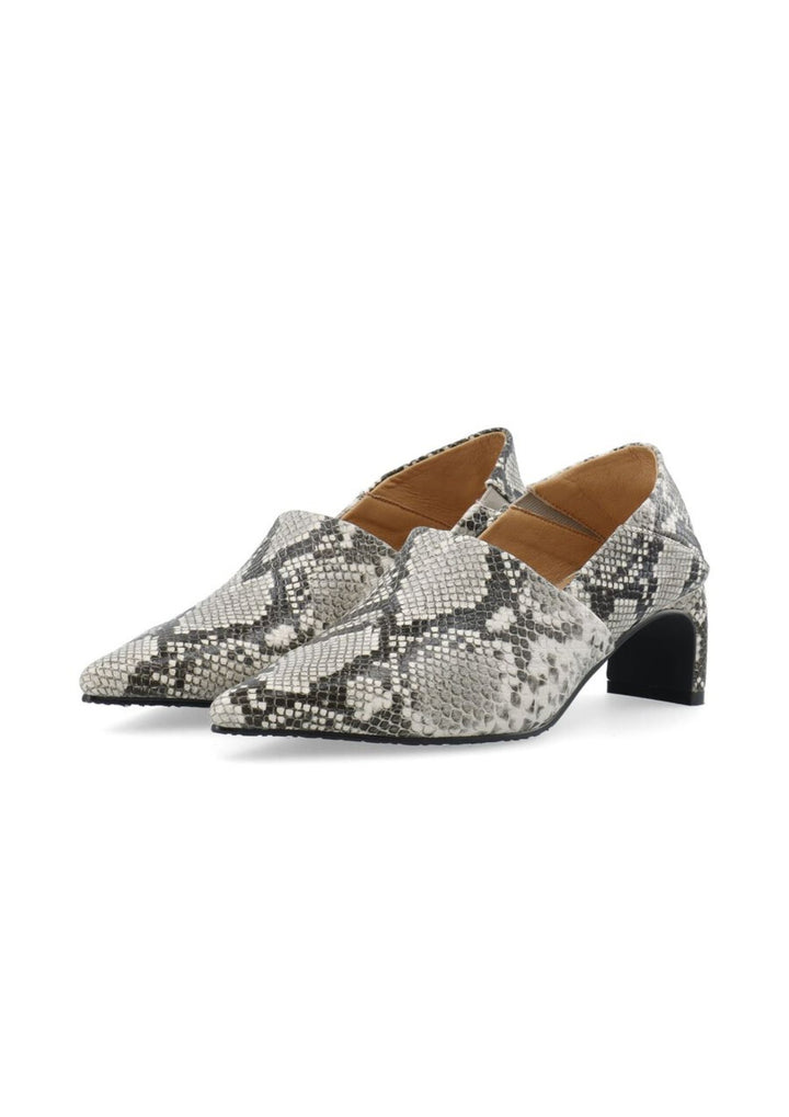 Medina x Bianco - Rowe Heel Step - White Snake