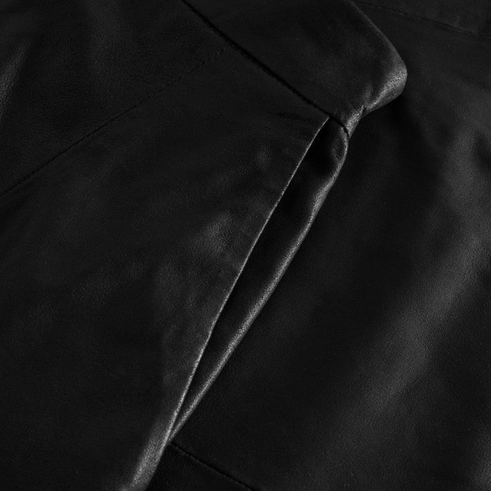 Depeche - Elinor Leather Nederdel - Black