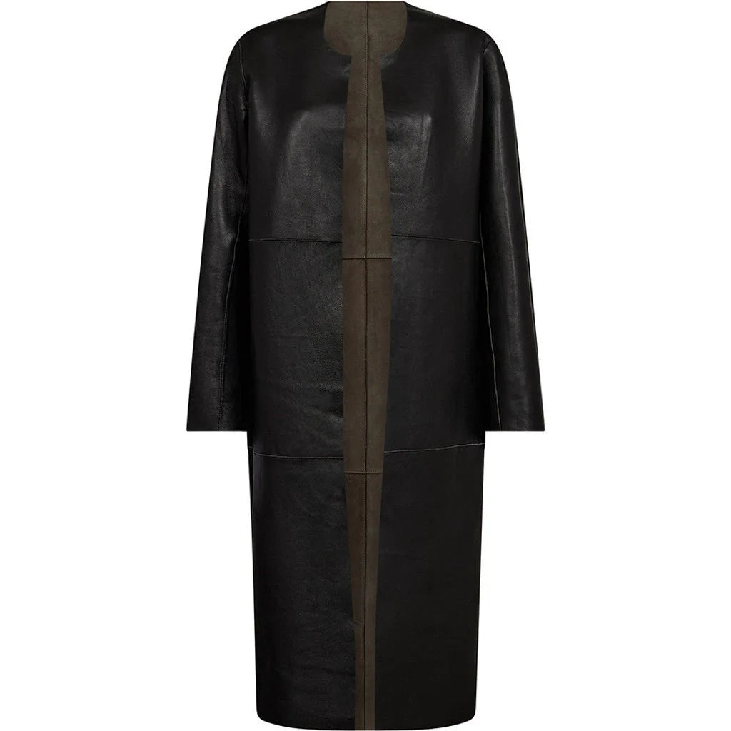 Depeche - Zita 2 in 1 Jakke - Khaki / Black Combi