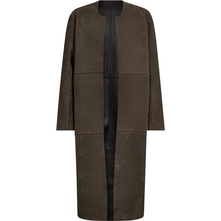 Depeche - Zita 2 in 1 Jakke - Khaki / Black Combi