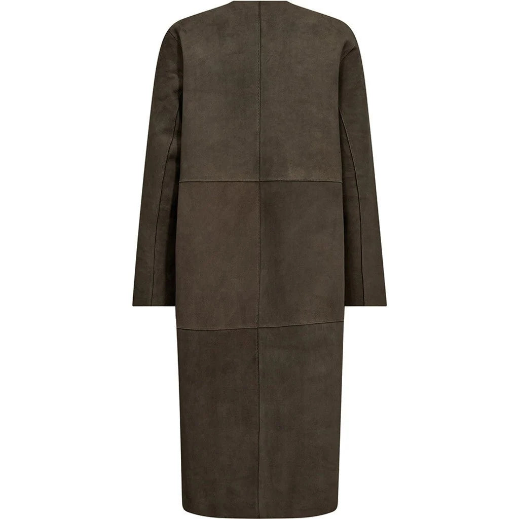 Depeche - Zita 2 in 1 Jakke - Khaki / Black Combi