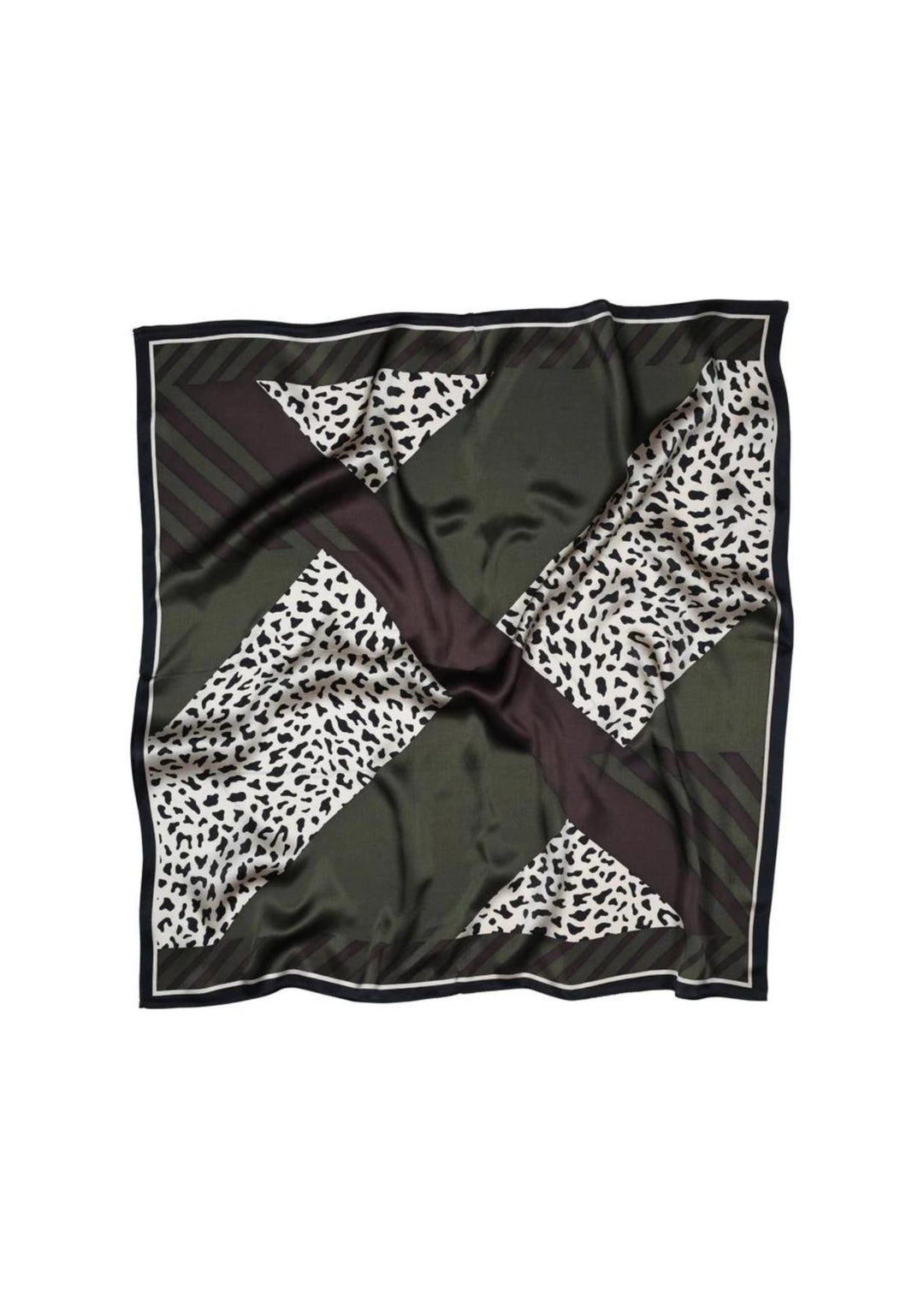 Sneaky Fox - Marsalis Silke Tørklæde - Duffel Bag -  70x70cm  