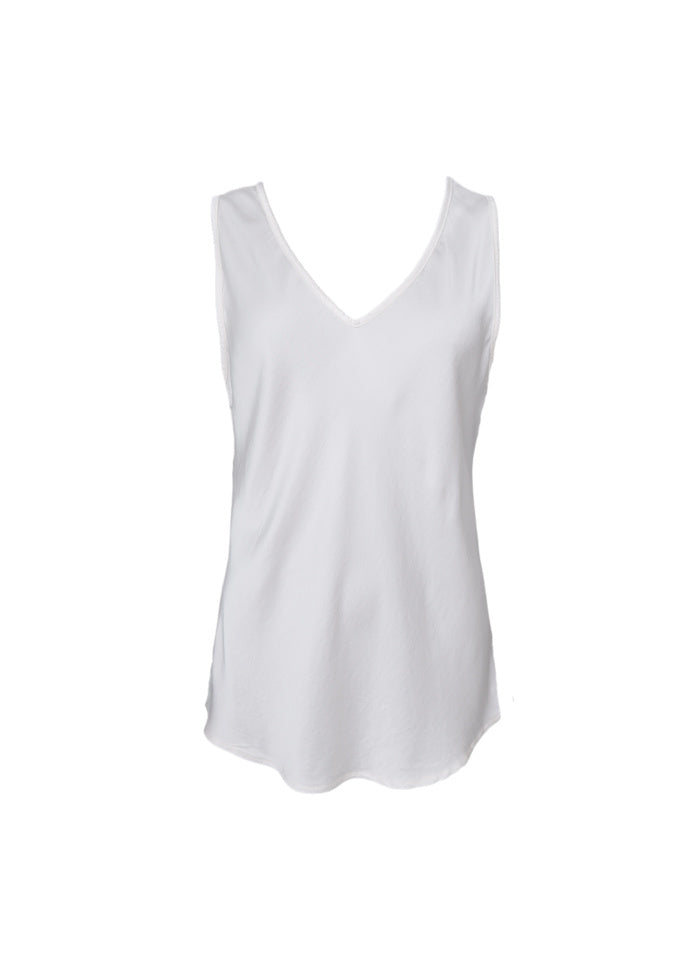 Black Colour - Mabel Double N-neck Top - Off White