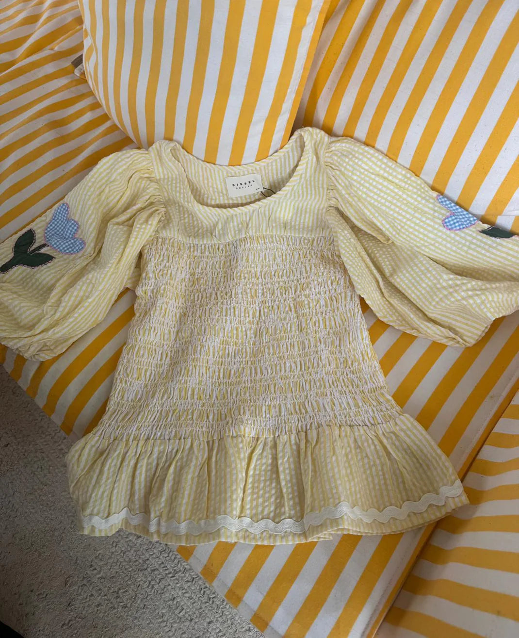 Sissel Edelbo - Svea Top - Yellow Stripes