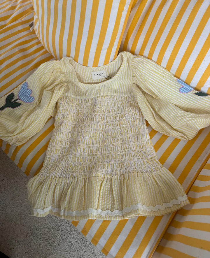 Sissel Edelbo - Svea Top - Yellow Stripes