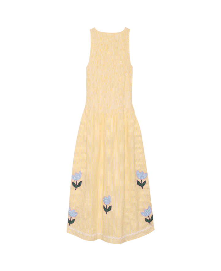 Sissel Edelbo - Svea Kjole - Yellow Stripes