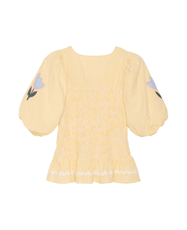 Sissel Edelbo - Svea Top - Yellow Stripes