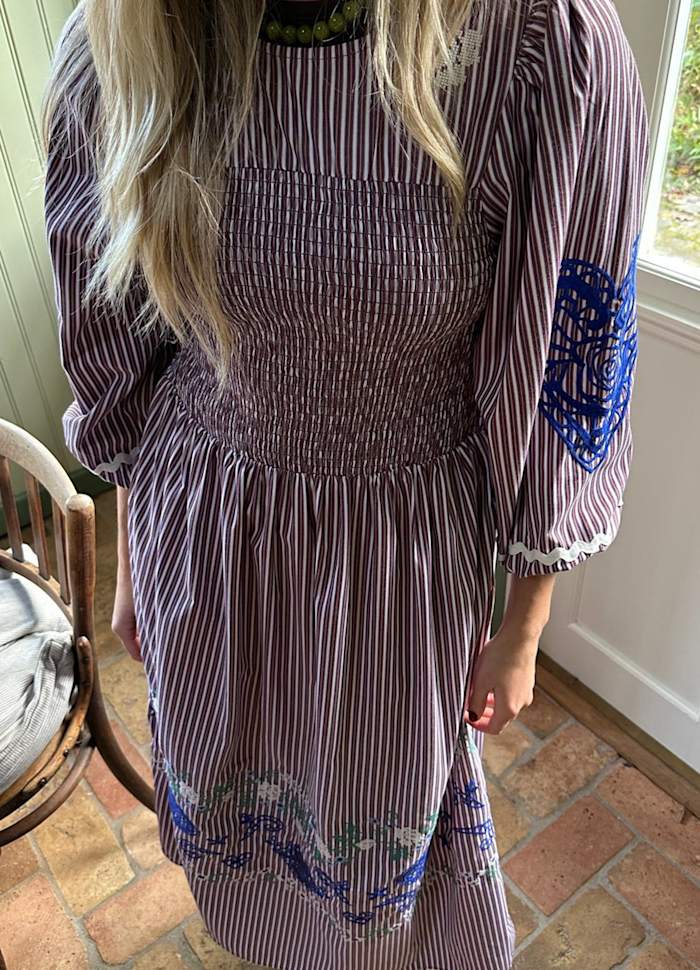 Sissel Edelbo - Ivy Kjole - Purple Stripes
