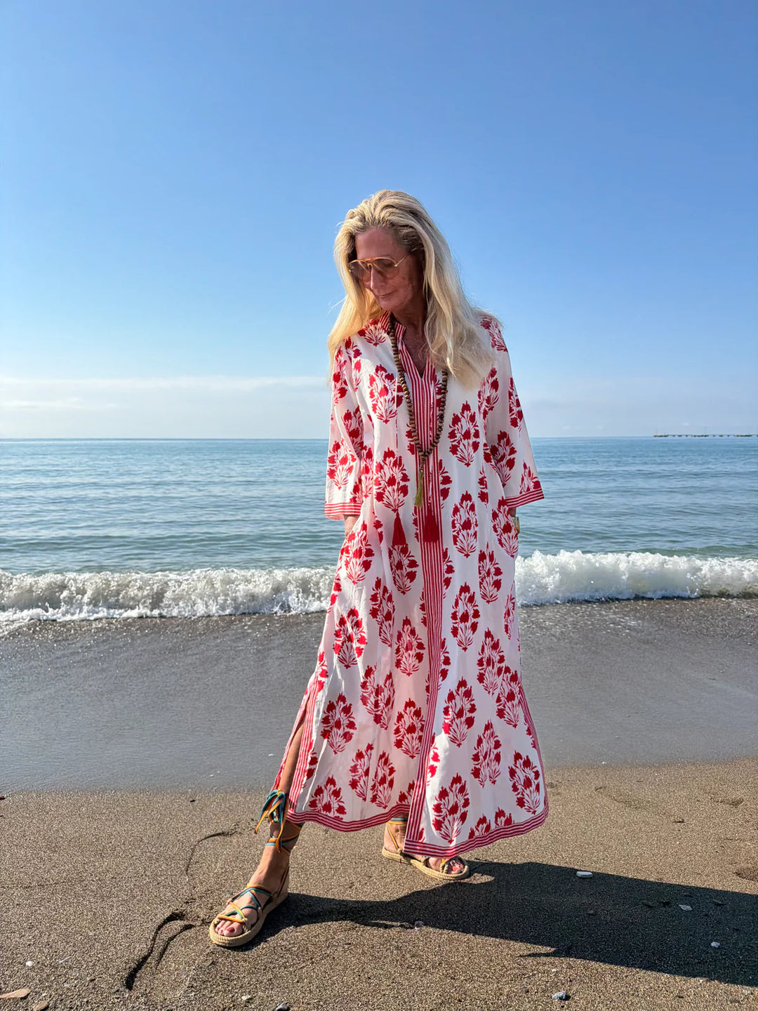 Wauw - Tabita Dress - Red And White