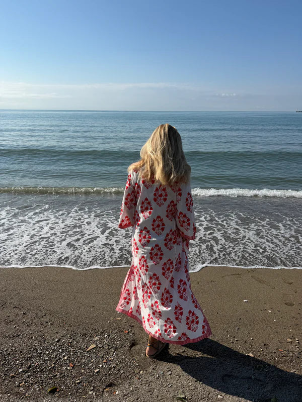 Wauw - Tabita Dress - Red And White