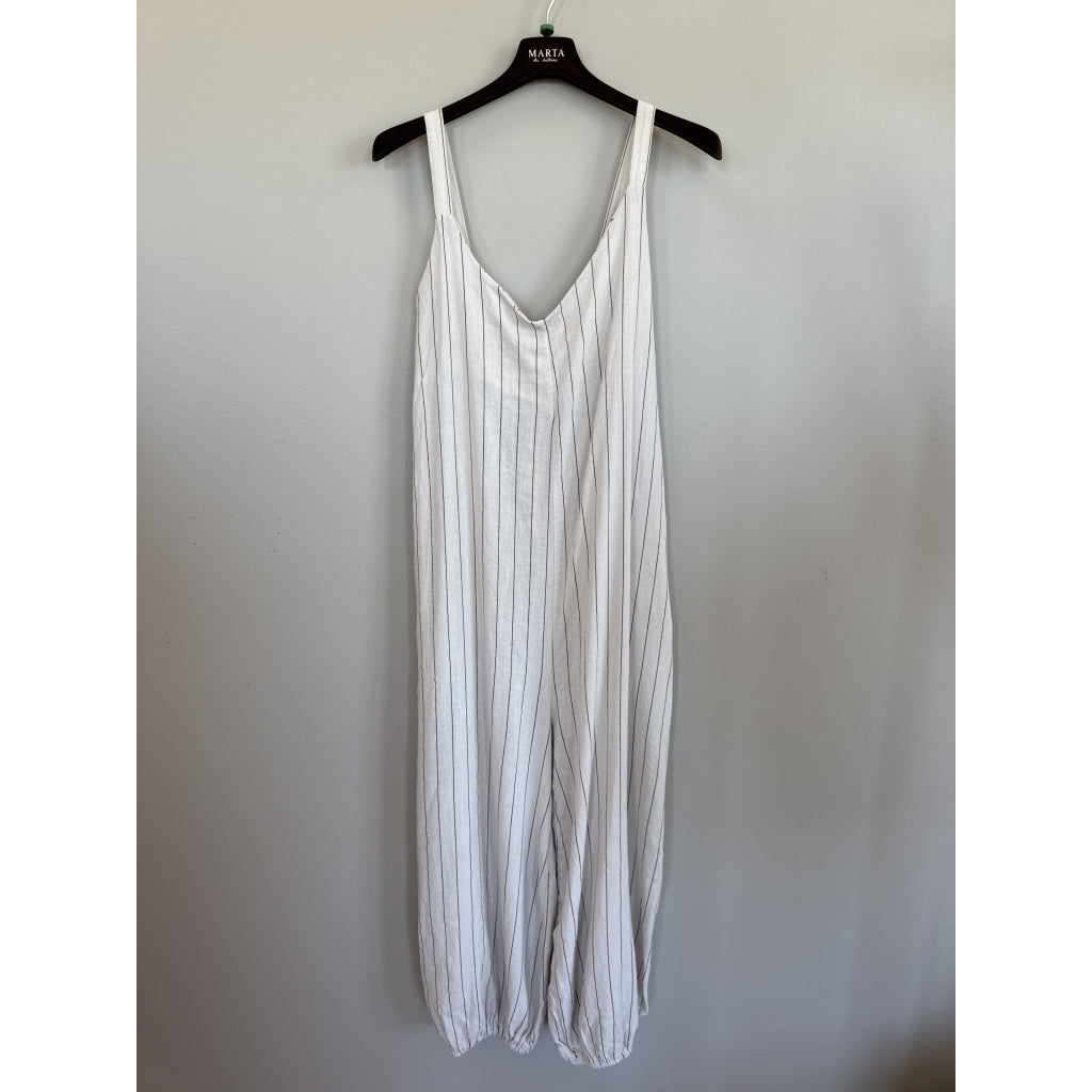 Marta - Tarelle Jumpsuit - Sabbia Stripe - ONESIZE