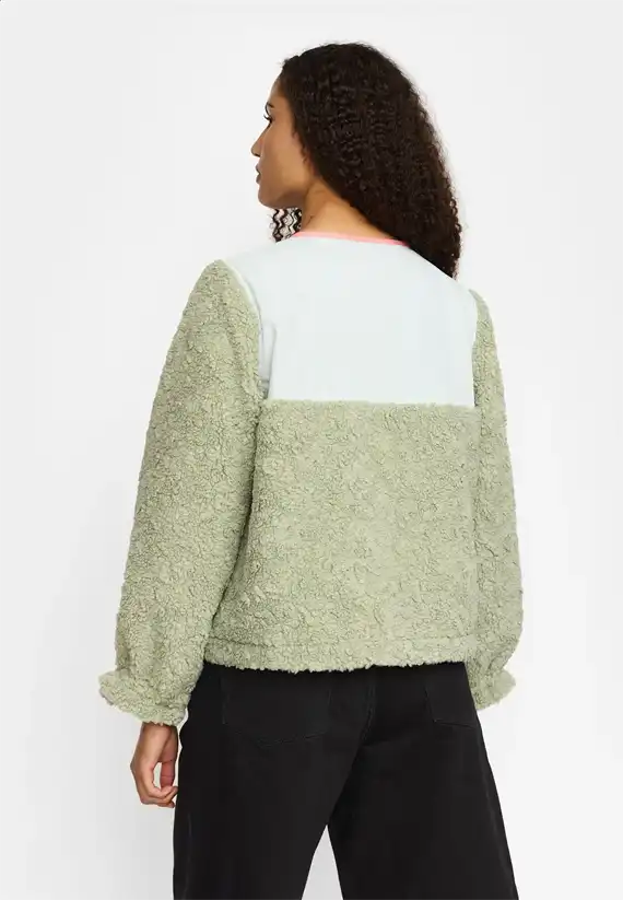 Selfhood - teddy jacket - mint