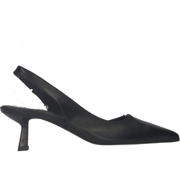 Pavement - Therese Heels - Black Leather