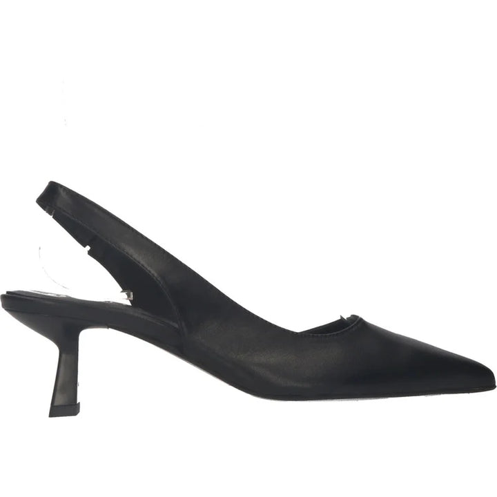 Pavement - Therese Heels - Black Leather