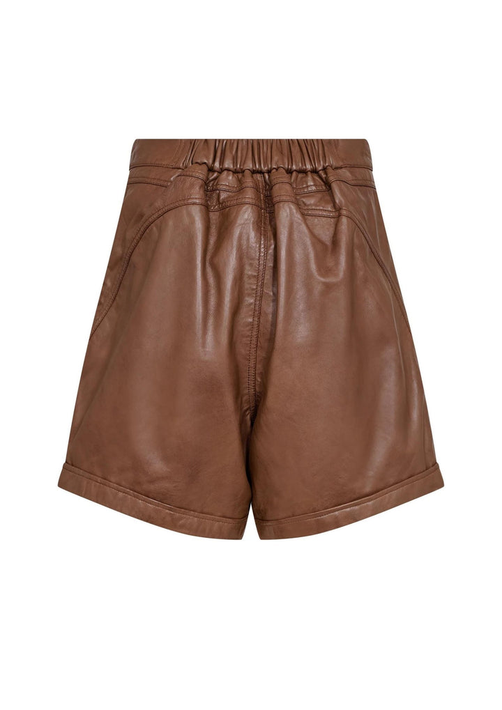 Gossia - ThillaGO Leathers Shorts - Cognac