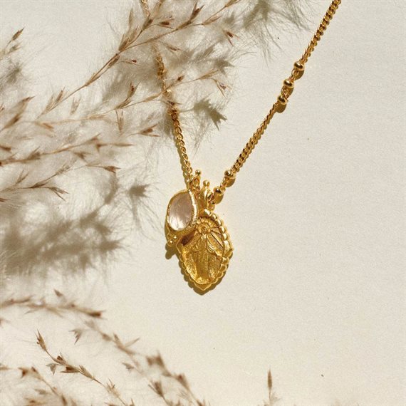 Ananda Soul - Through It All Prayer - Halskæde - Guld - Rose/Citrine