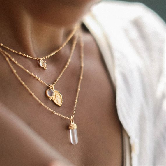 Ananda Soul - Through It All - Halskæde - Guld - Rose