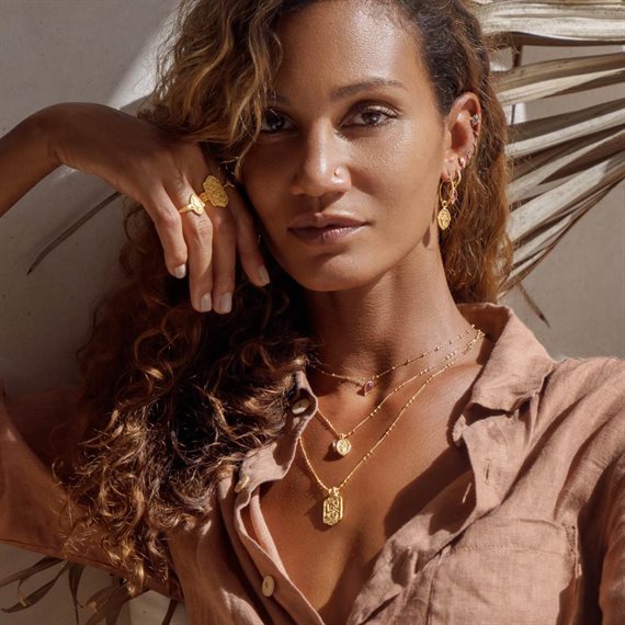 Ananda Soul - Through It All - Halskæde - Guld - Rose