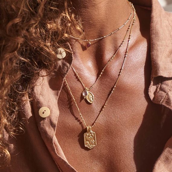 Ananda Soul - Through It All Prayer - Halskæde - Guld - Rose/Citrine