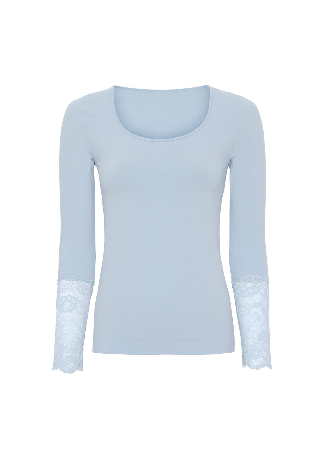 Tim &amp; Simonsen - Mary Bluse Lace LS - Azzurro