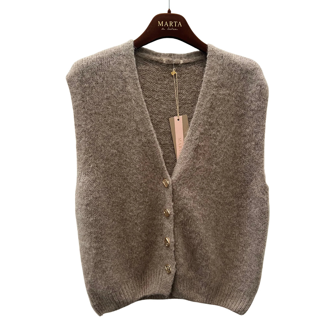 Marta - Amara Vest - Fango - Onesize