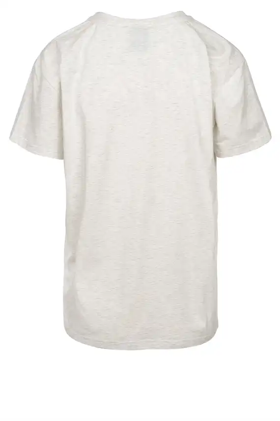 Luxzuz - Troti T-shirt - Off white Melange