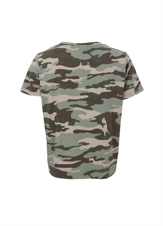 Black Colour - BCZelda S/S  T-Shirt - Camouflage