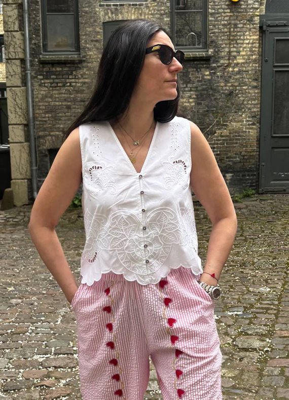 Sissel - Celestine Top - White