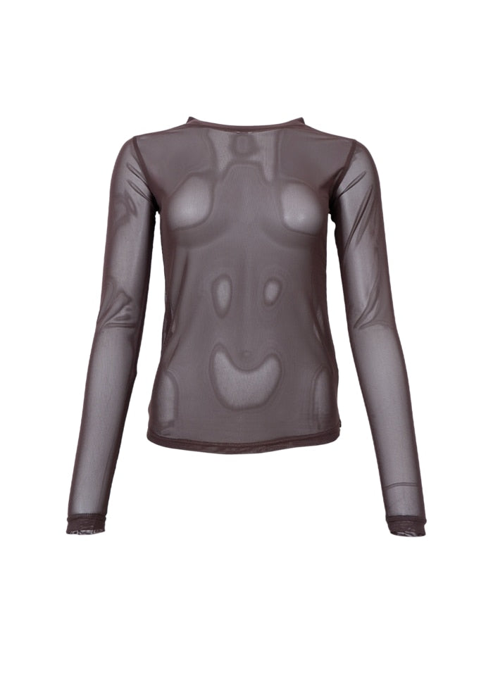 Black Colour - Annie mesh - Coffee
