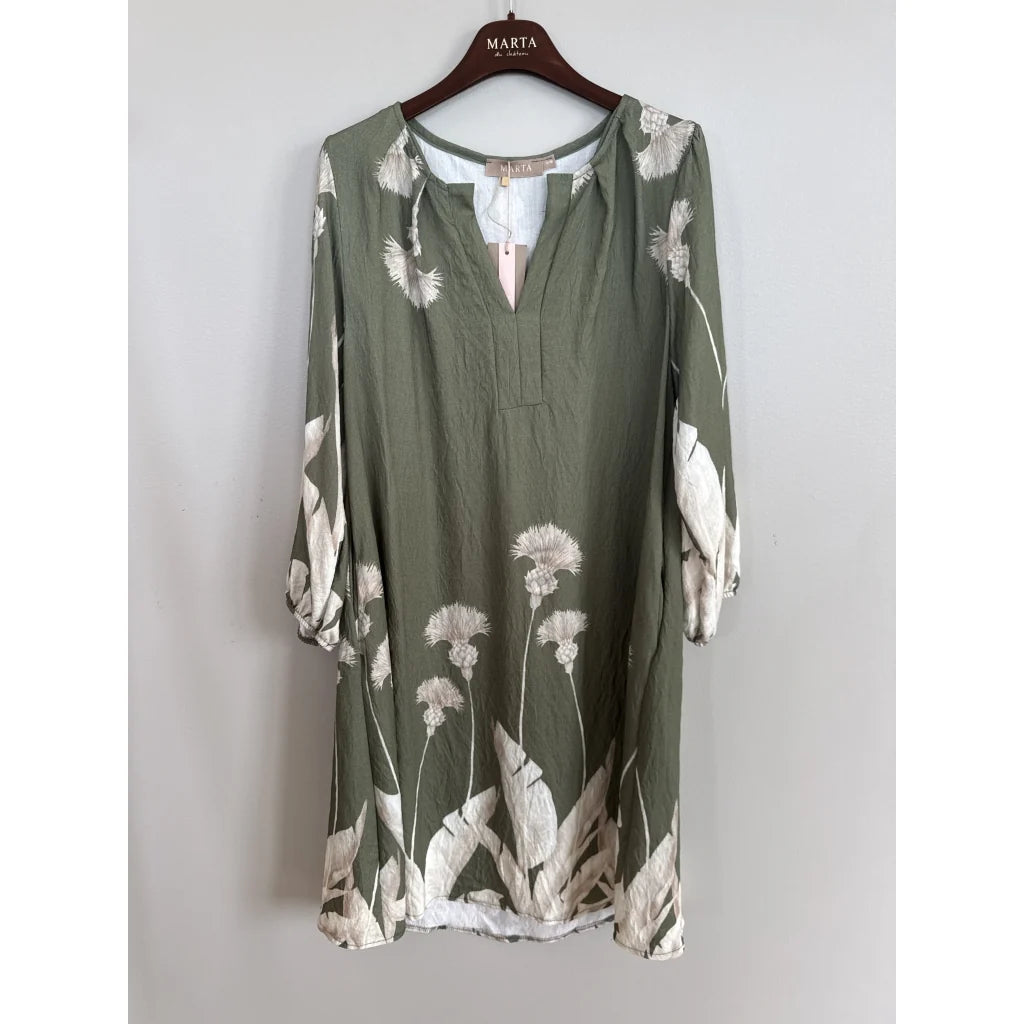 Marta - Verbena Dress - Military