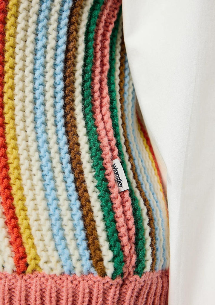 Wrangler - Strik Vest - Multicoloured