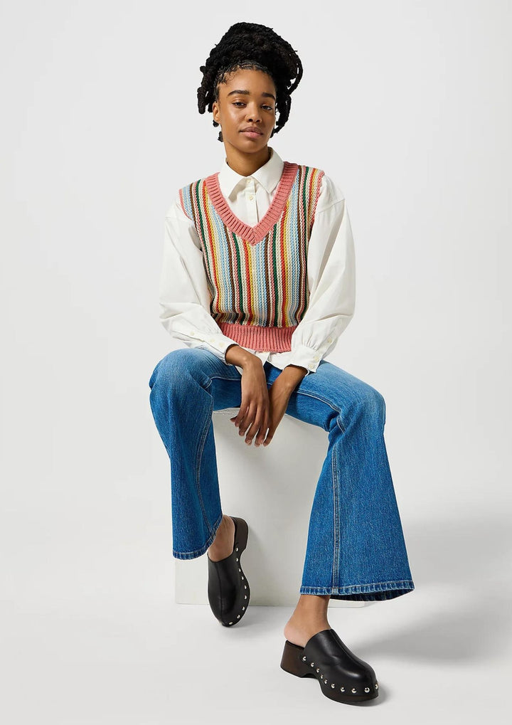 Wrangler - Strik Vest - Multicoloured