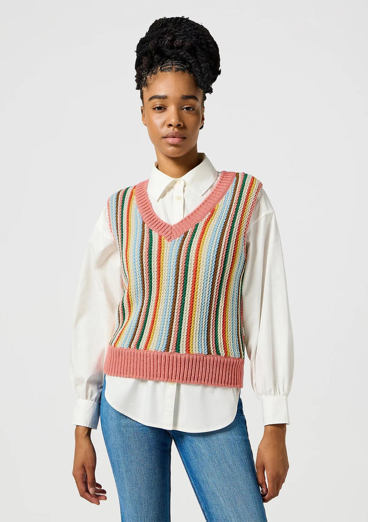 Wrangler - Strik Vest - Multicoloured