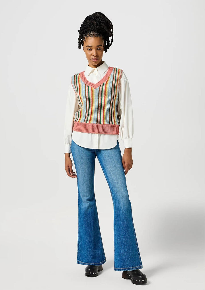 Wrangler - Strik Vest - Multicoloured