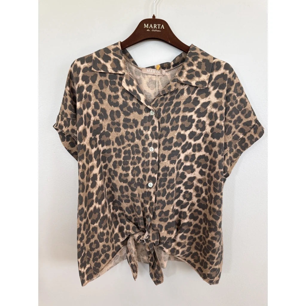 Marta - Vianne Shirt - Camello Leo