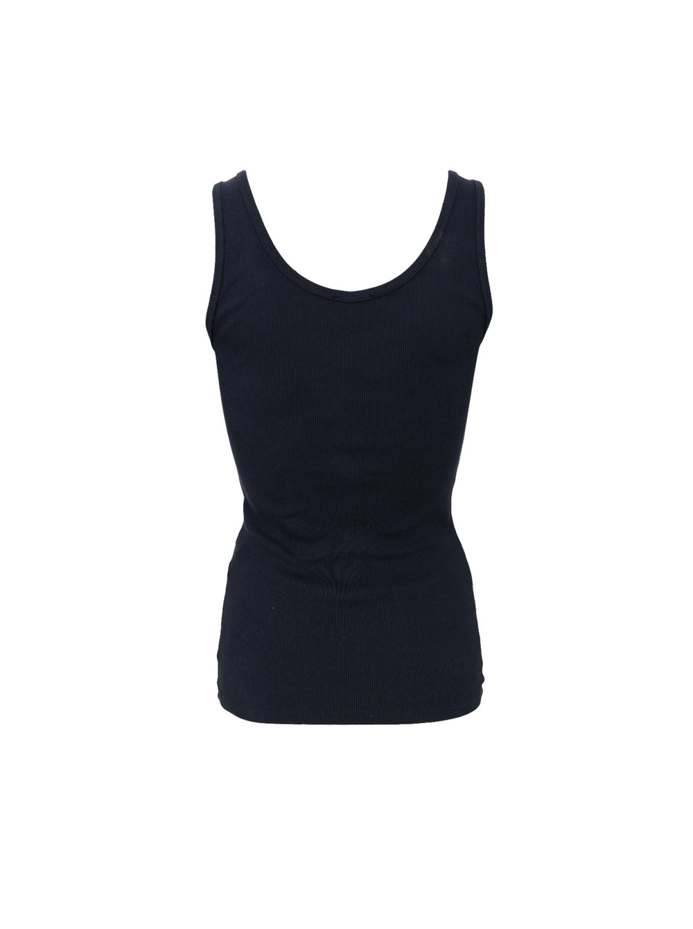 Black Colour - BC Vibs Rib Tank top - Black