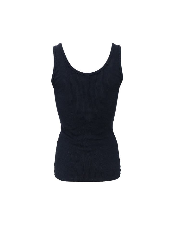 Black Colour - BC Vibs Rib Tank top - Black