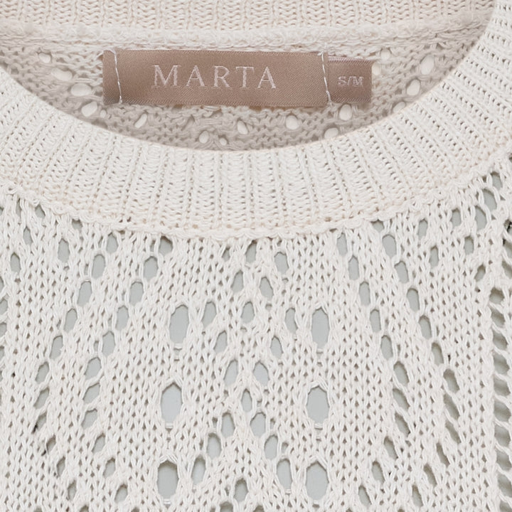 Marta - Vina Strik - White